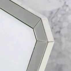 Clearance Elegance 5x7 Silver Plated Chamfer Edge Grey Epoxy Frame