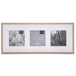 Outlet Harmony Natural Frame Triple 4x4 / 10x10cmx09