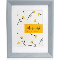 Best Kenro Sienna Grey 7x5 Wood Frame w/ 6x4 mat